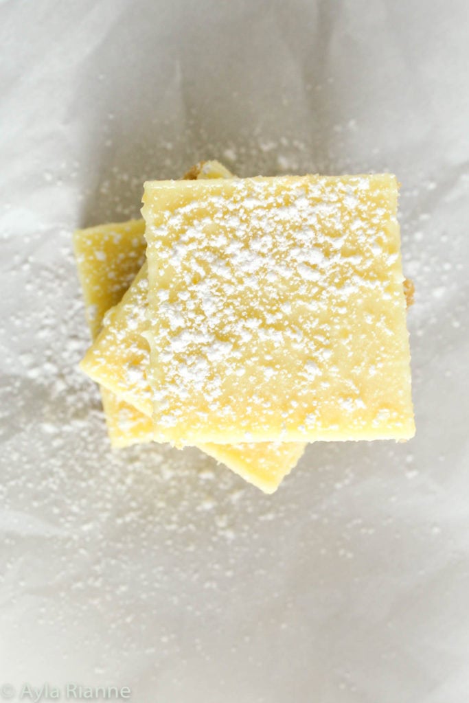 Easy Lemon Bars Life With Ayla Rianne