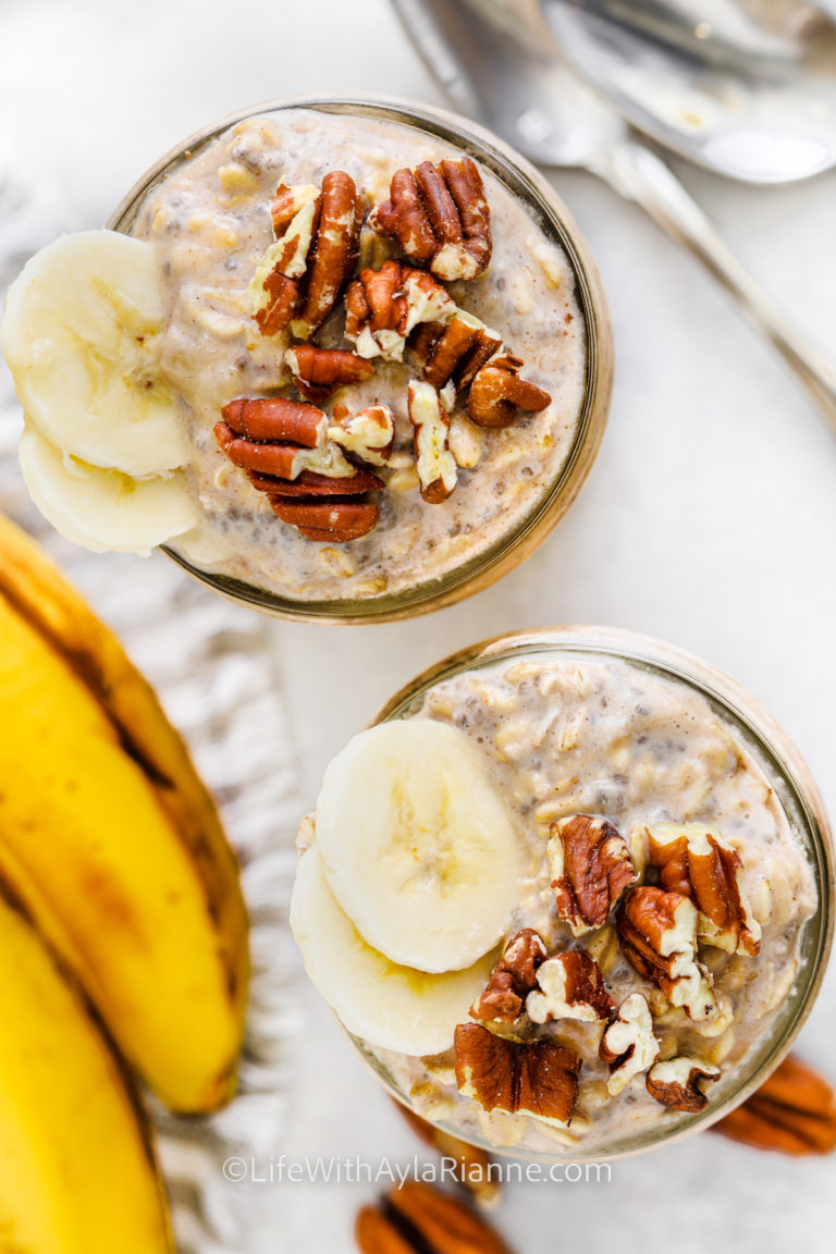 Banana Bread Overnight Oats Life With Ayla Rianne