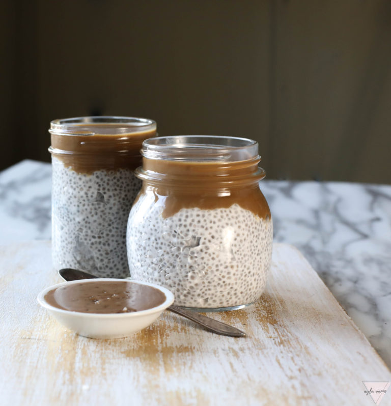 Salted Caramel Chia Seed Pudding
