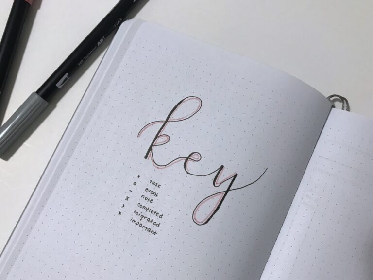 Bullet Journal Initial Set Up #aylarianne #bulletjournal #bulletjournalindex #bulletjournalkey