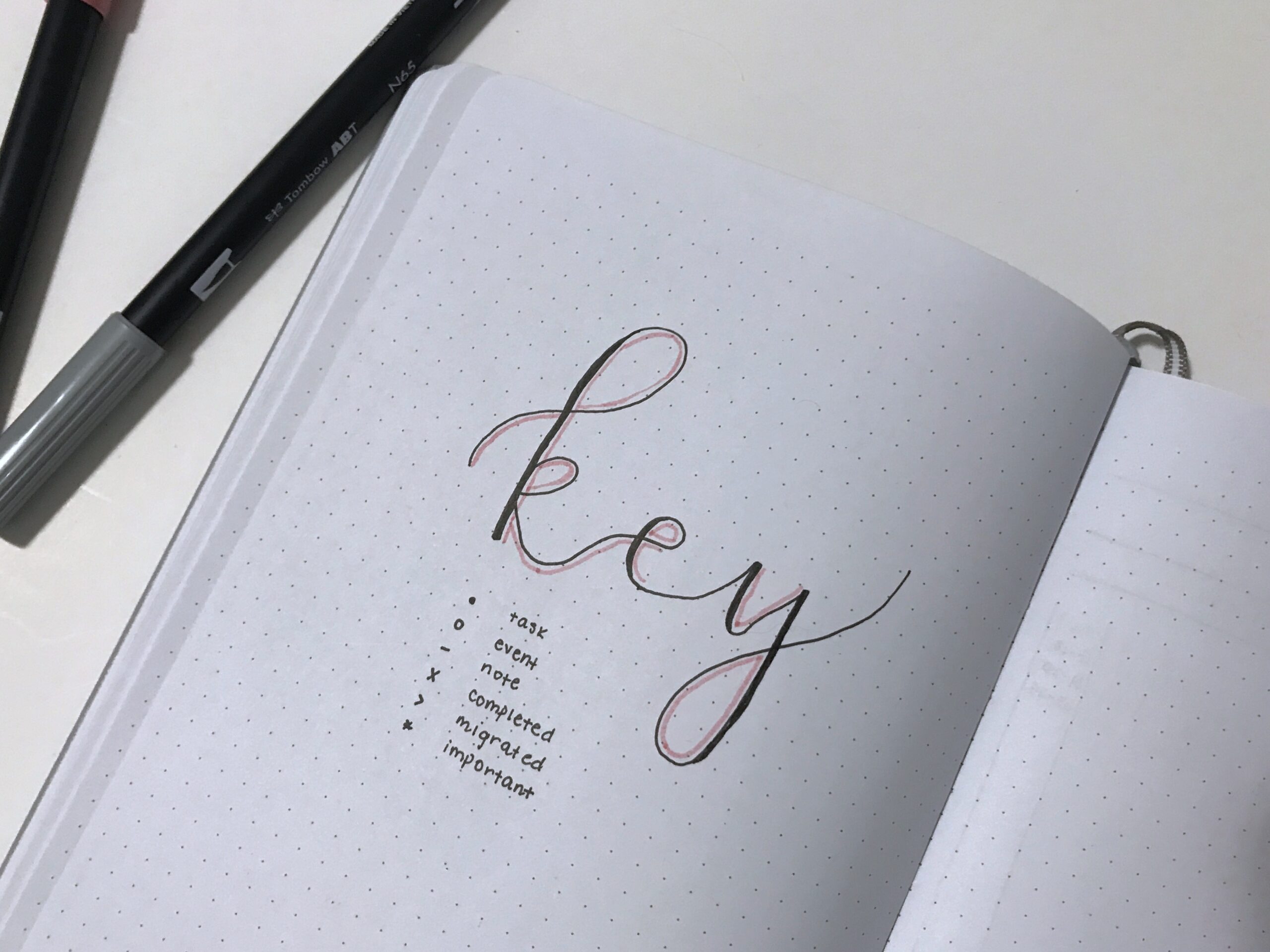 Bullet Journal Initial Set Up #aylarianne #bulletjournal #bulletjournalindex #bulletjournalkey