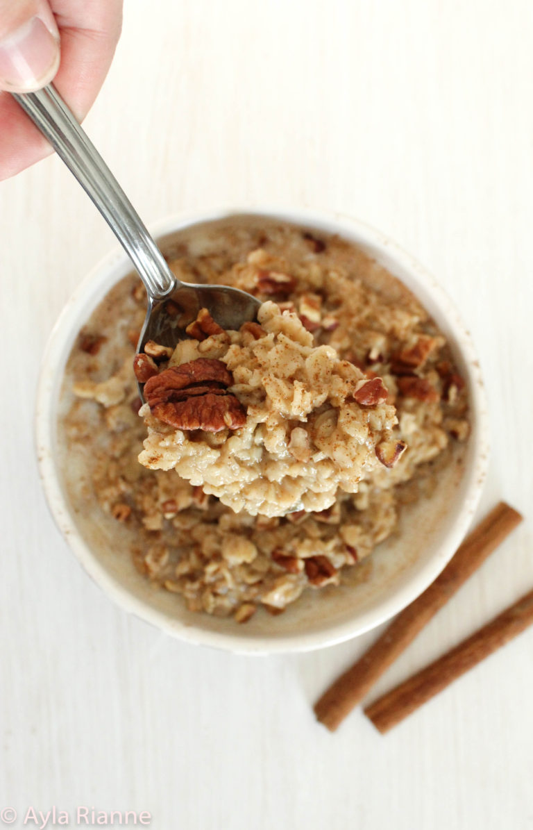 Vanilla Chai Spiced Oatmeal
