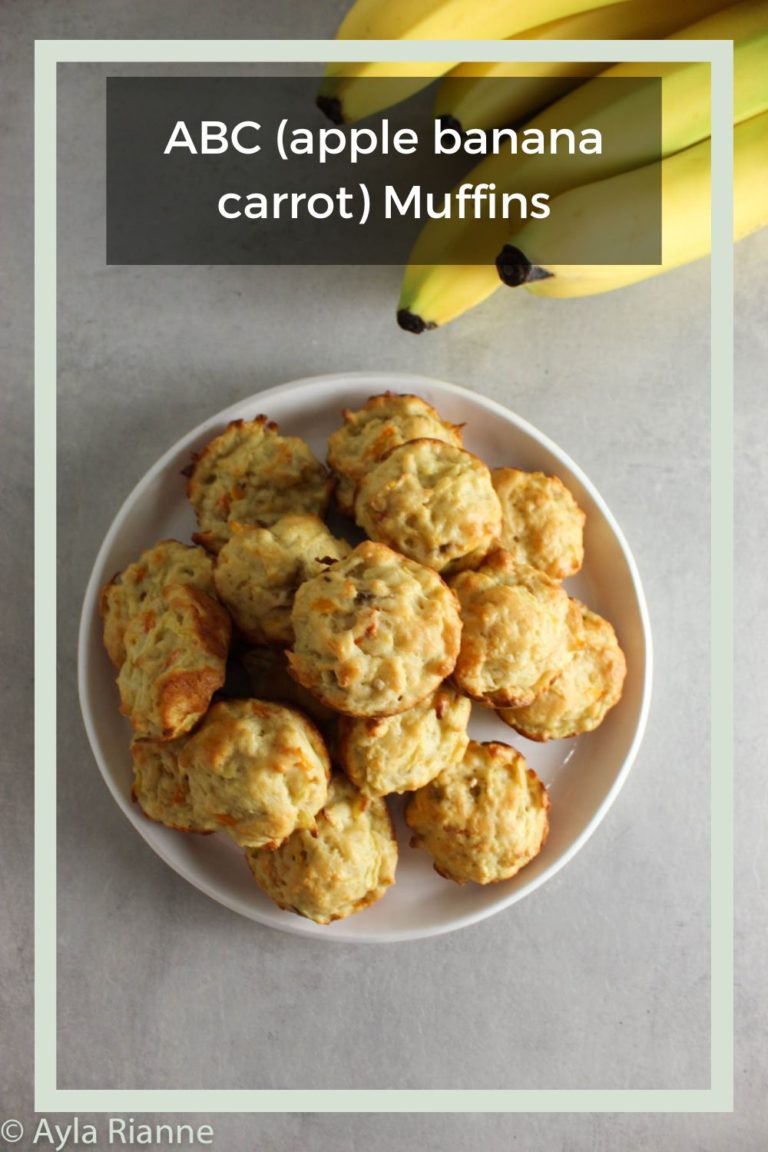 ABC Muffins (Apple Banana Carrot) - Life With Ayla Rianne