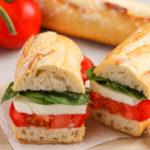 Caprese Sandwich Recipe with a baguette