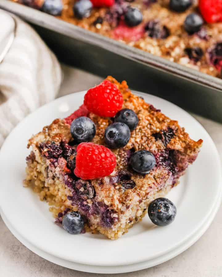 slice of Quinoa Breakfast Bake