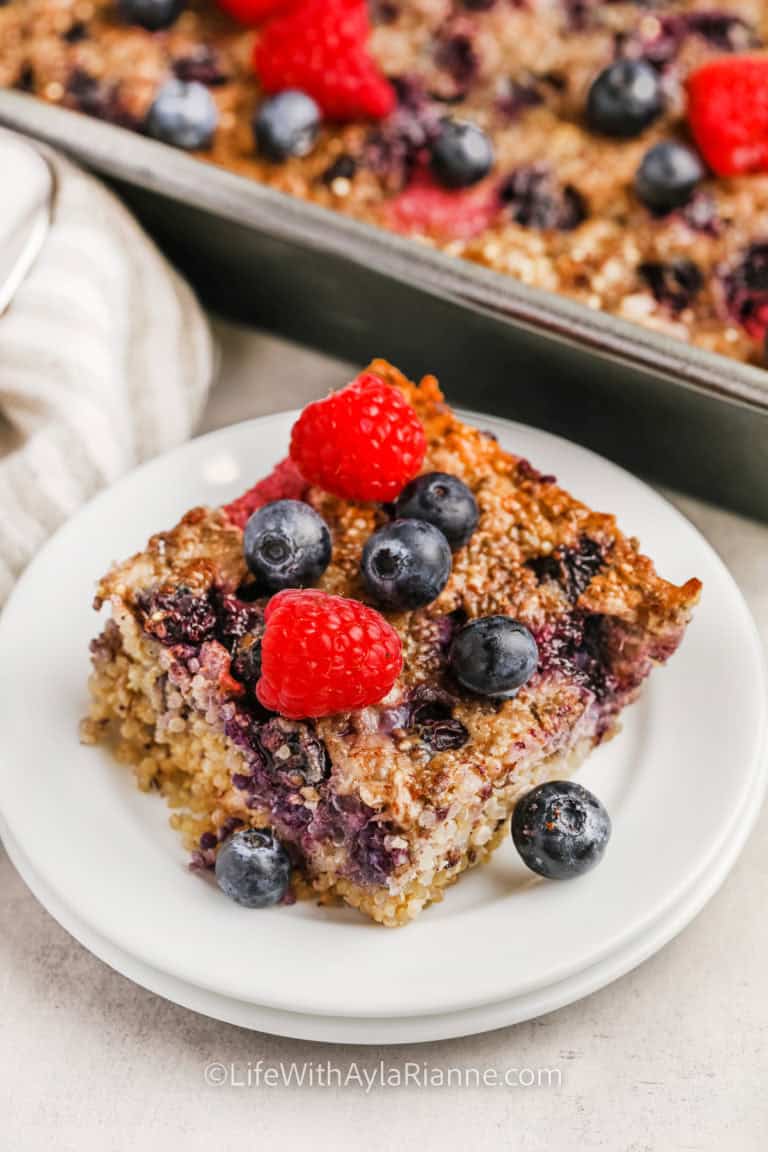 slice of Quinoa Breakfast Bake