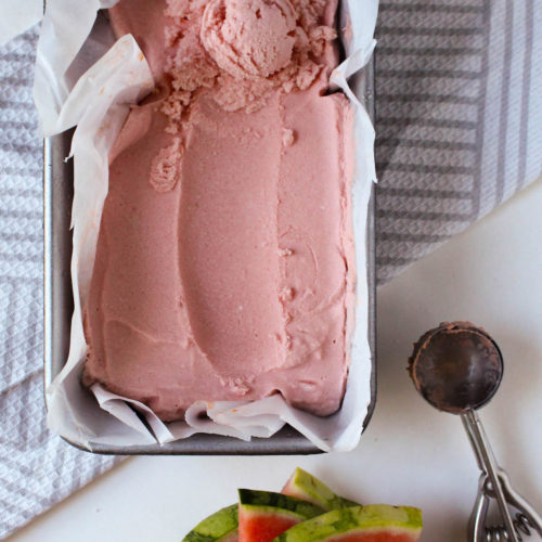 3 Ingredient Watermelon Sorbet Recipe