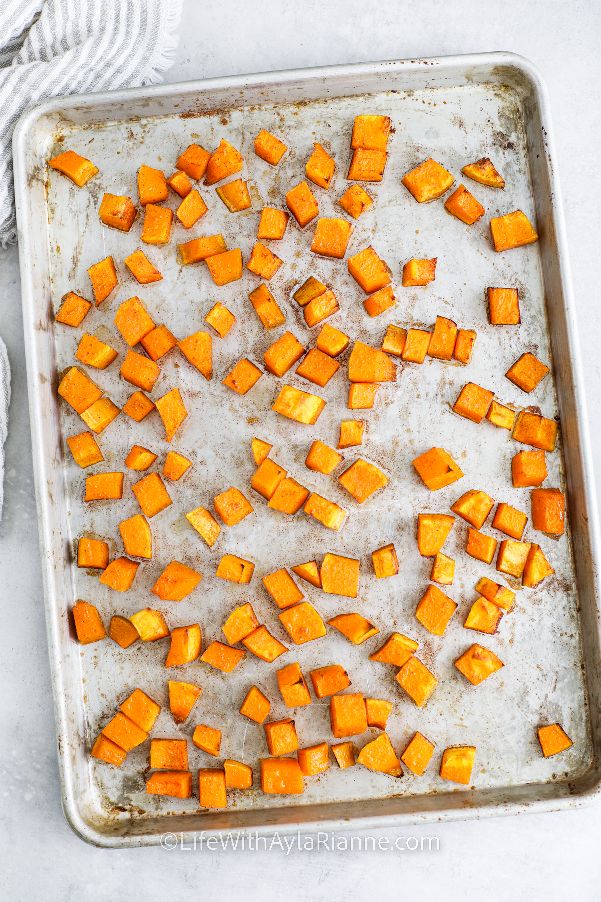 baked squash to make Butternut Squash Salad