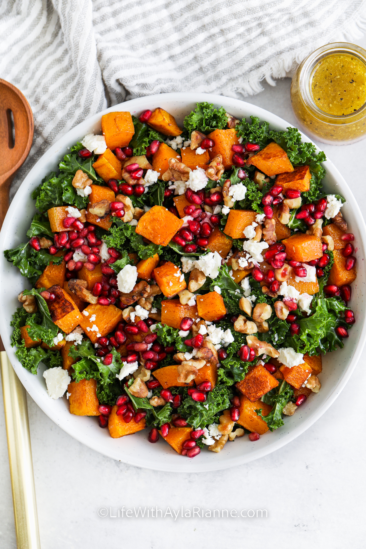 bowl of Butternut Squash Salad