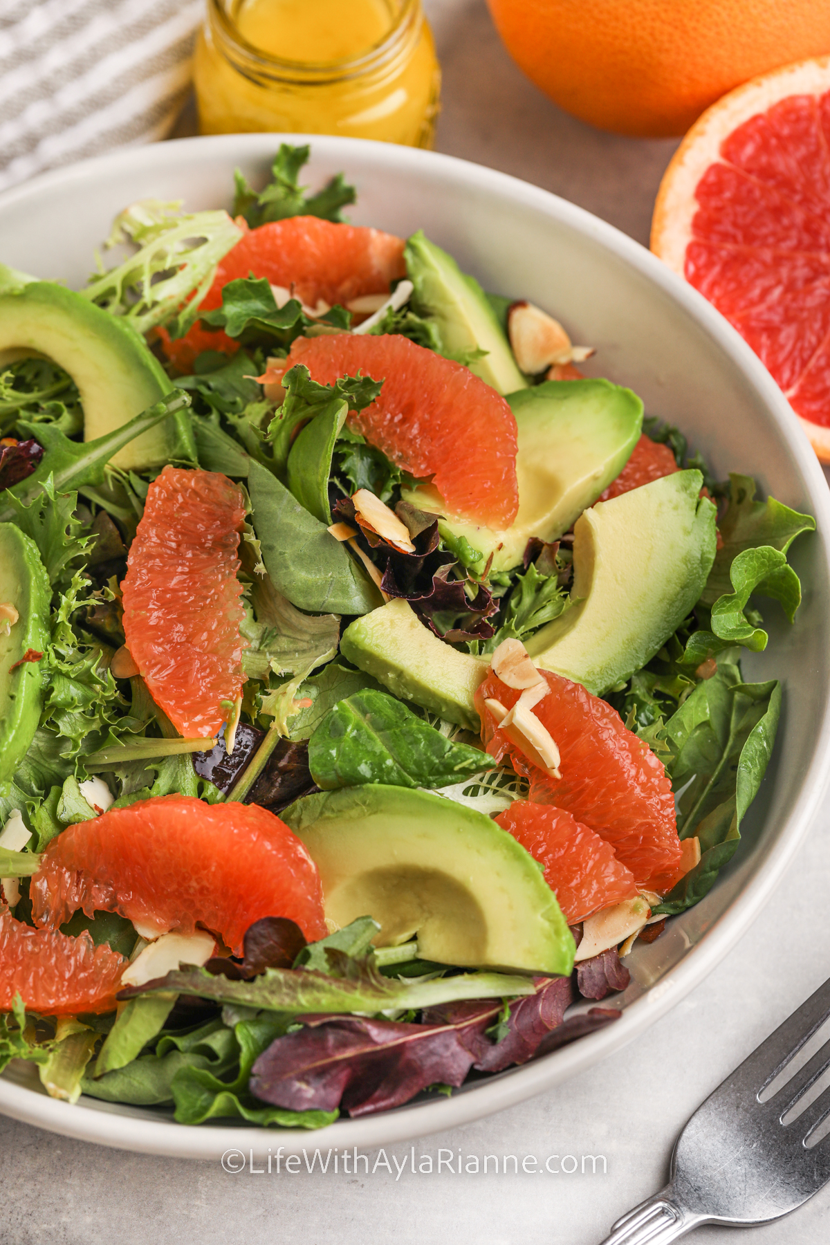 Grapefruit Salad with avocado