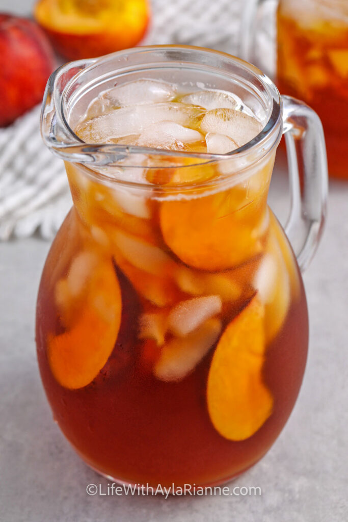 Peach Iced Tea - Life With Ayla Rianne