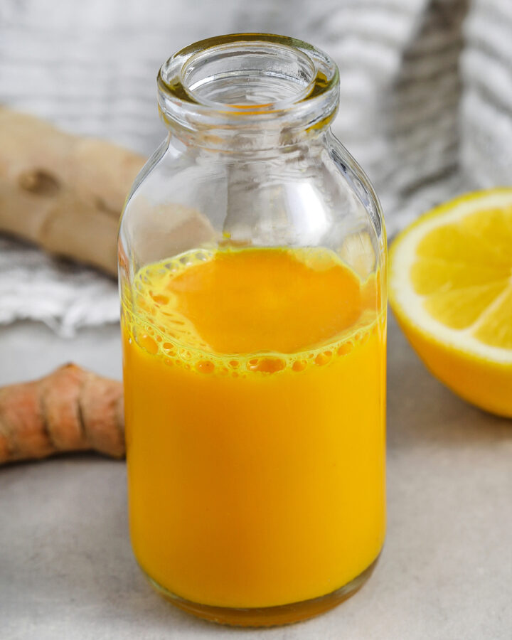 glass of Ginger Turmeric Shot
