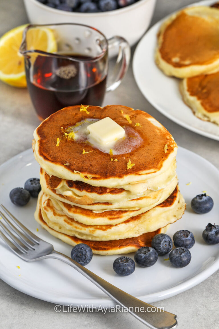 Fluffy Lemon Ricotta Pancakes