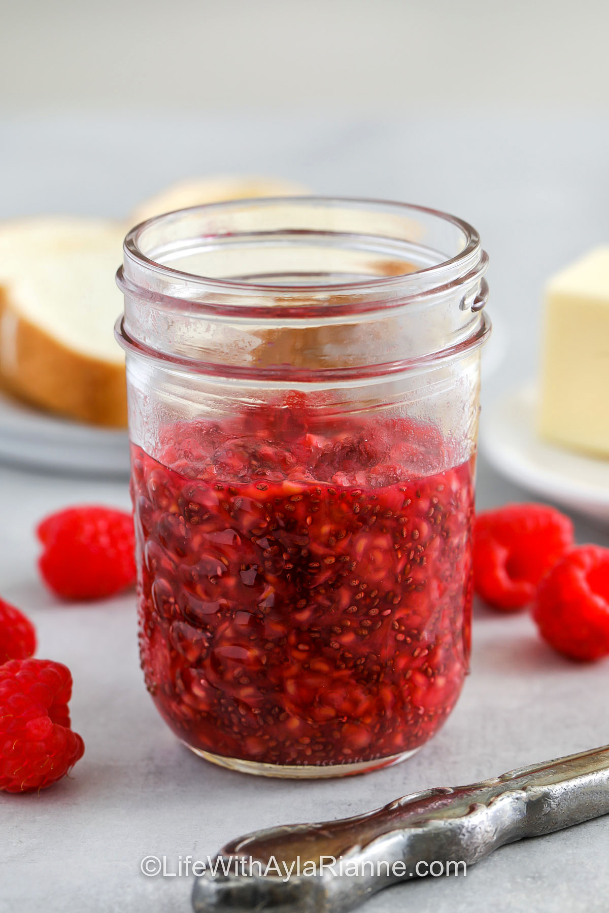 jar of Homemade Chia Seed Jam